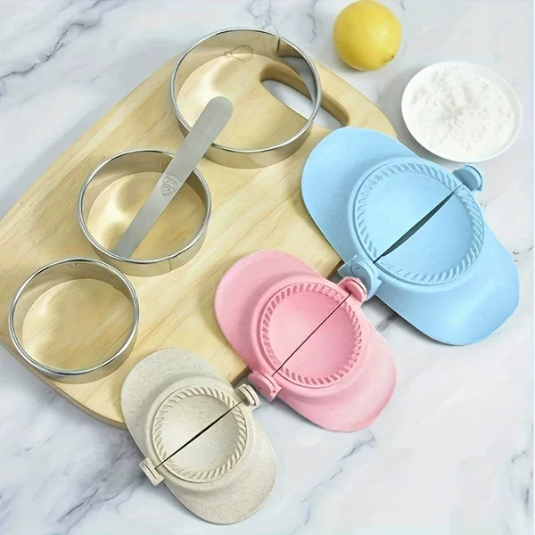 New wheat straw dumpling artifact dumpling wrapper kitchen gadget dumpling mold household manual dumplings