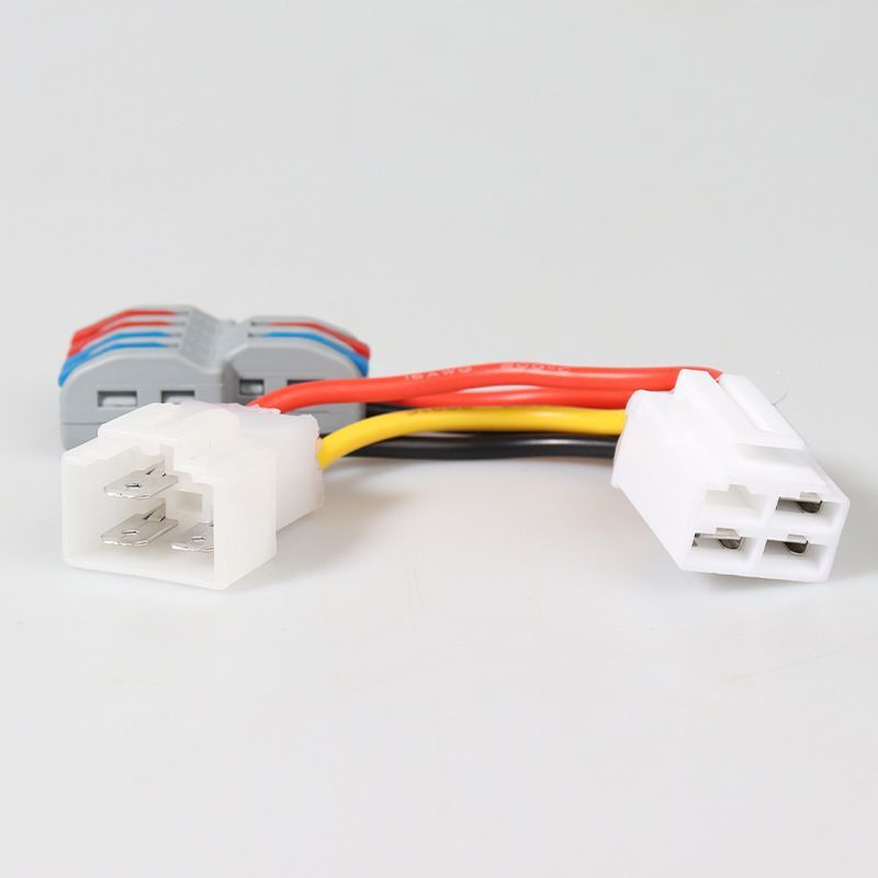 New electric vehicle DC converter connection cable suitable for Ninebot, Tailg, and Yadi converters, 12V power line for modification