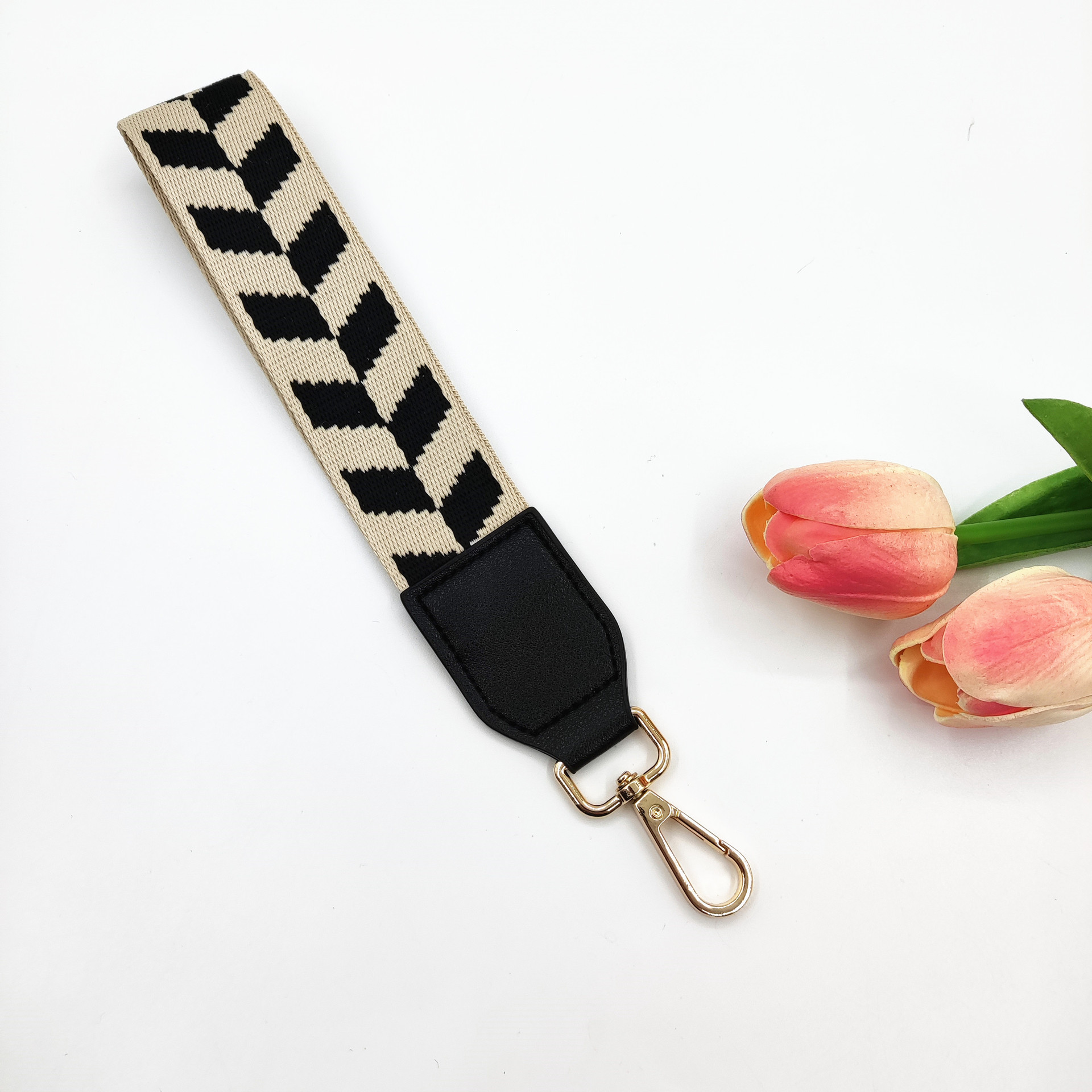 26g Weight Bag Strap Bag Accessories Type 1 Piece Quantity Daily Occasion Polyester Material Geometric Pattern Casual Style 1 Piece Polyester Geometric Bag Strap 无