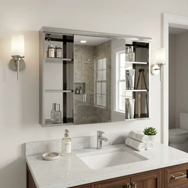 化妆镜;镜柜/镜台;厨房壁橱