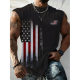 Cross-border men's vest cross-border foreign trade men's sleeveless vest sports loose personality pattern foreign trade supply