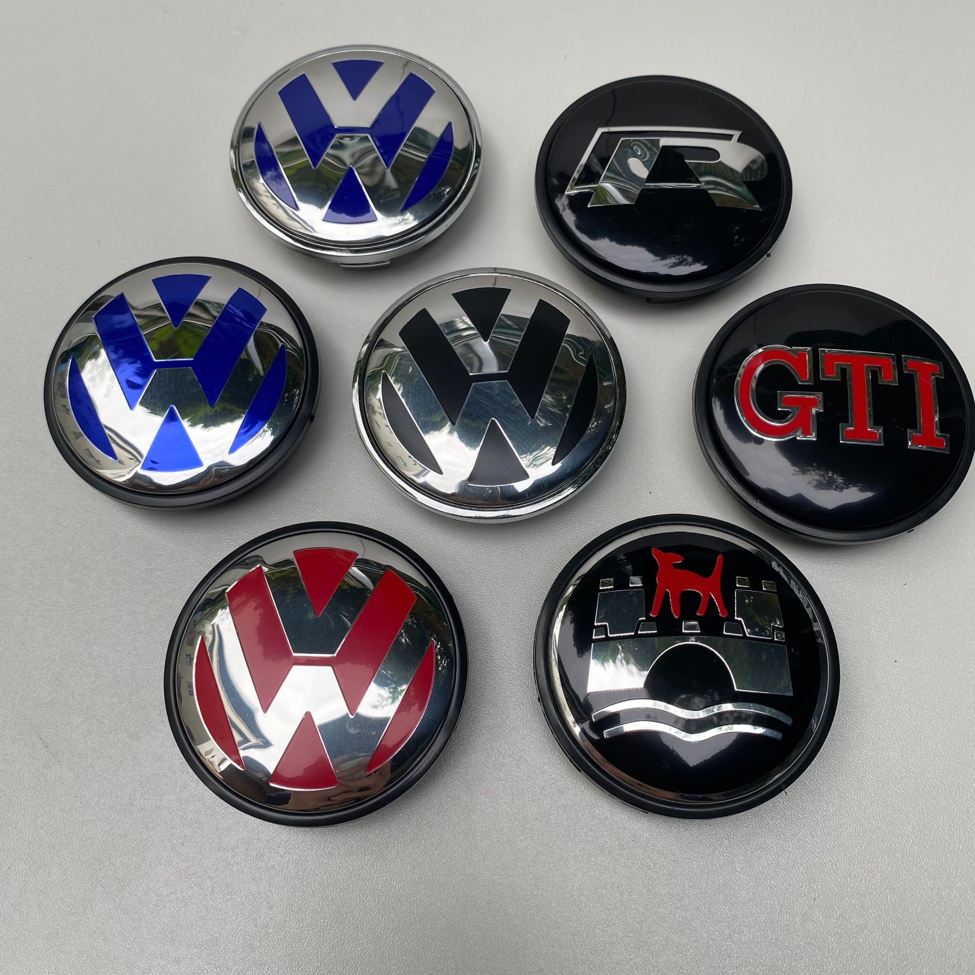 R cubierta de rueda GTI cubierta de rueda Wolfburg cubierta de rueda central marca de automóvil Maiteng Touan Speed Teng Tiguan cubierta de rueda marca