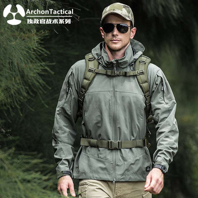Lightweight Tactical Jacket for Men, Suitable for Spring, Autumn, and Winter, Military-Style Tactical Coat, Outdoor Windbreaker, Mountaineering Jacket Lightweight Tactical Jacket for Men, Suitable for Spring, Autumn, and Winter, Military-Style Tactical Coat, Outdoor Windbreaker, Mountaineering Jacket