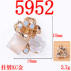 Metal material from pearl, clothing, bag, pack, golden decorations