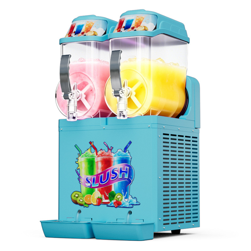 Máquina de nieve comercial de un solo cilindro, doble cilindro, tres cilindros, máquina de derretimiento de nieve, máquina de batido, máquina de jugo, máquina de lodo de cóctel