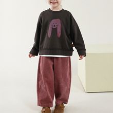 宝宝春秋卡通圆领套头卫衣女童2026春季新款上衣儿童长袖潮