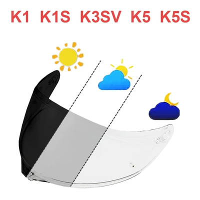 Helmet Accessories Electroplated High-Definition Lens: Dəbilqə (Kaska) aksesuarları - k5-transparent-turns-dark-black