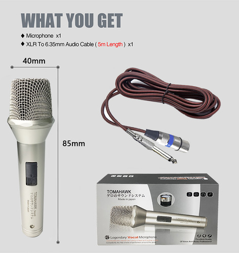 GAM-SC15 professional wired dynamic microphone karaoke stage outdoor performance metal microphone handheld