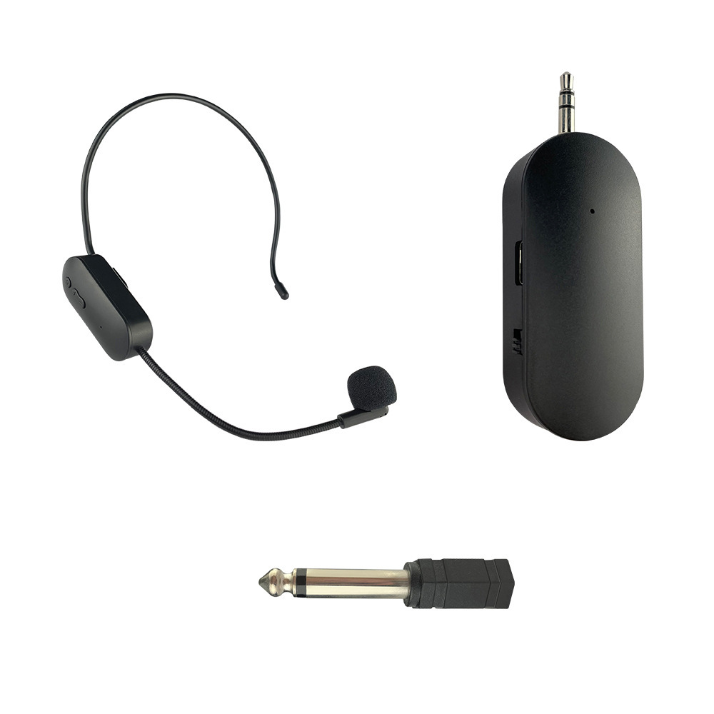 Cross-Border 2.4g Wireless Head-Mounted Microphone One-To-One Teacher Tour Guide Bluetooth Podium Little Bee Amplifier