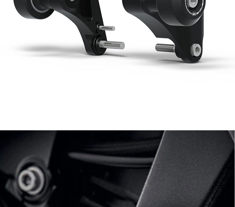 Suitable for Suzuki Gsx-R1000 2017-2022 Motorcycle Modified Body Bumper Anti-Fall Ball Anti-Fall Glue