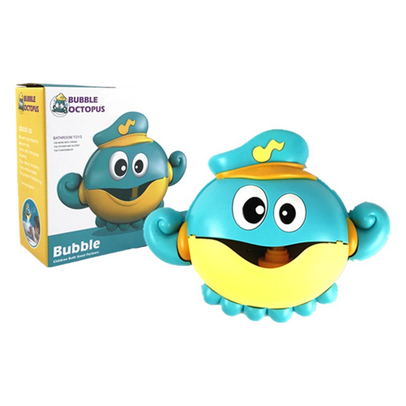 Pulpo eléctrico máquina de burbujas baño juguetes música Amazon Venta caliente al por mayor