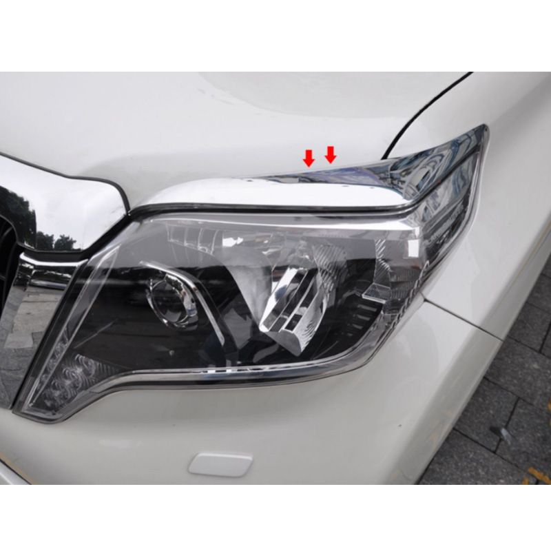 Dedicated to 2014-2017 Toyota bully taillight decorative frame Prado Prado lamp frame fog lamp cover abs