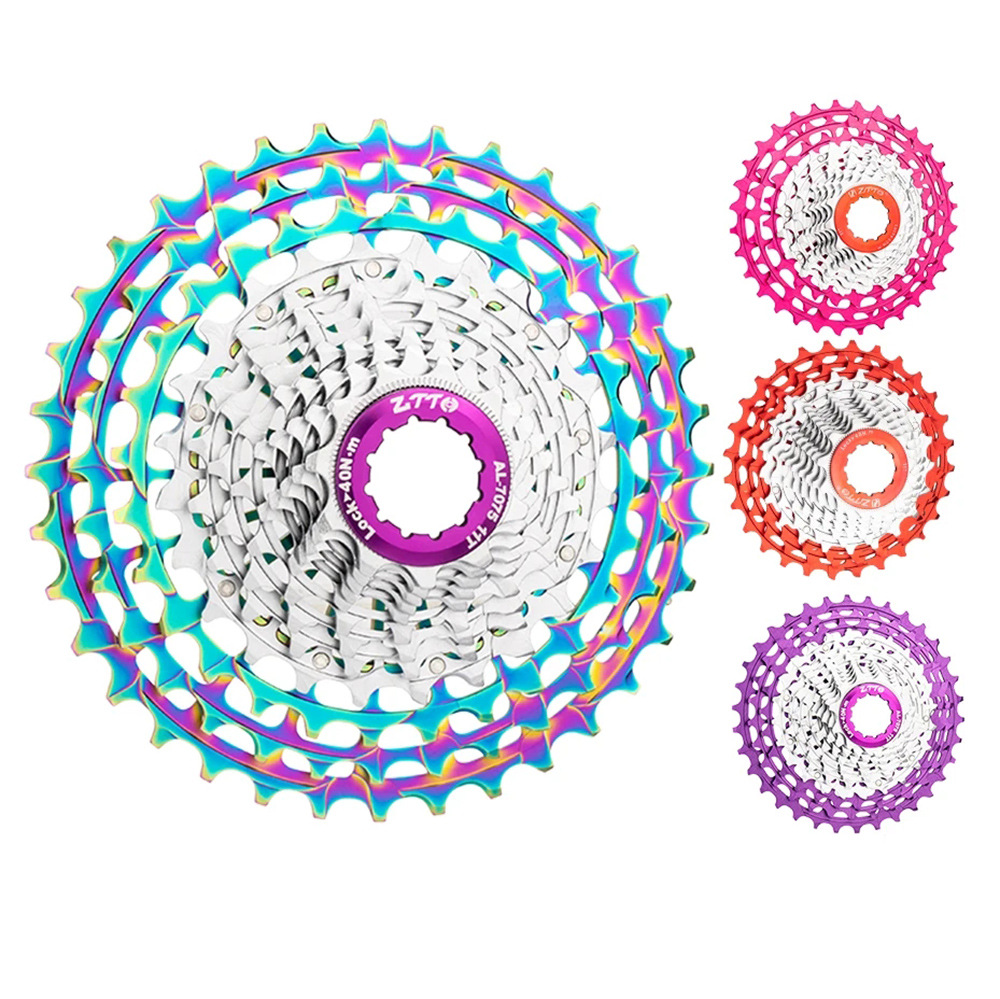 Volante de bicicleta de carretera ZTTO 11 velocidades 28-36T ligero CNC hueco volante ultraligero de una pieza