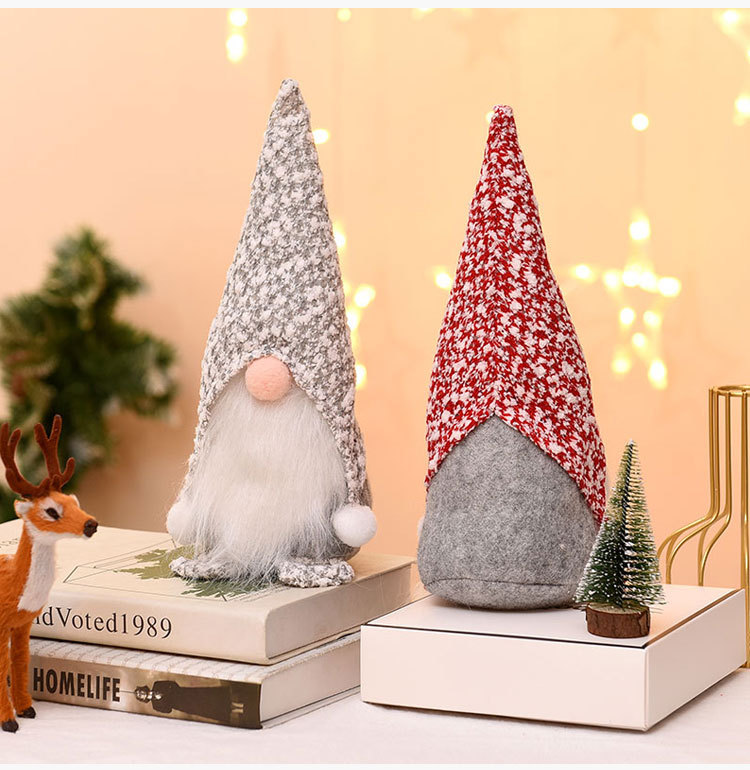 Christmas Plush Hats Faceless Doll Ornaments Wholesale Nihaojewelry display picture 7