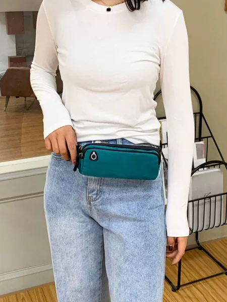 Outdoor Sports Running Mobile Phone Waist Bag for Women, Small Size, 2026 New Model, Fashionable Waterproof Crossbody Bag for Men for Work Use