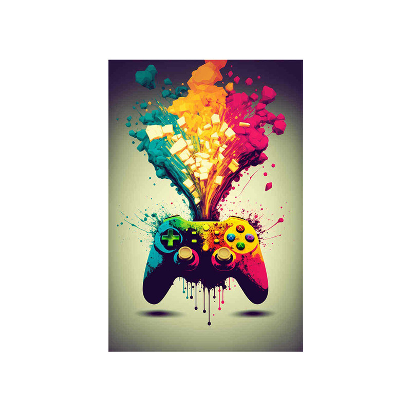 Venta directa de fábrica cyberpunk colgando pintura tendencia Internet bar e-sports Hotel sofá Fondo pintura transfronteriza pintura decorativa