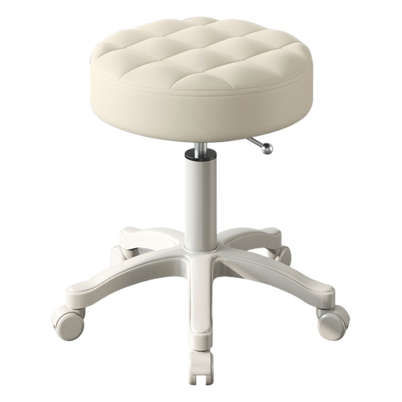 Silla giratoria de altura ajustable - Para salón de belleza, barbería y bar - Uso como silla de manicura, maquillaje o taburete