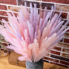 手捧花毛毛草韓系廠家家庭裝飾仿真花婚慶路引花牆假花MW09914