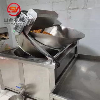 店主推荐香辣酥油炸锅自动搅拌油炸机器红薯片油炸设备