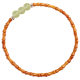 New Fine Good Luck Bracelet Hetian Jade Silver Beads Olive Nuclear Bamboo Bracelet for Boys and Girls Exam Small Gift Landing