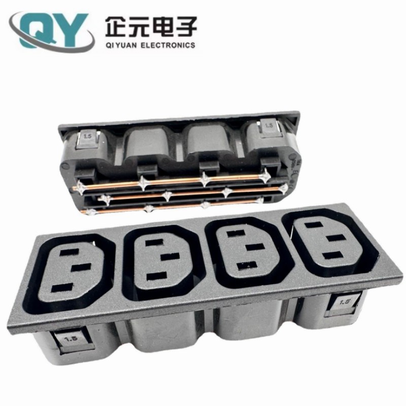 直供 AC电源插座 四联排插 PDU/UPS/APC插座模块 品字插座 母插座