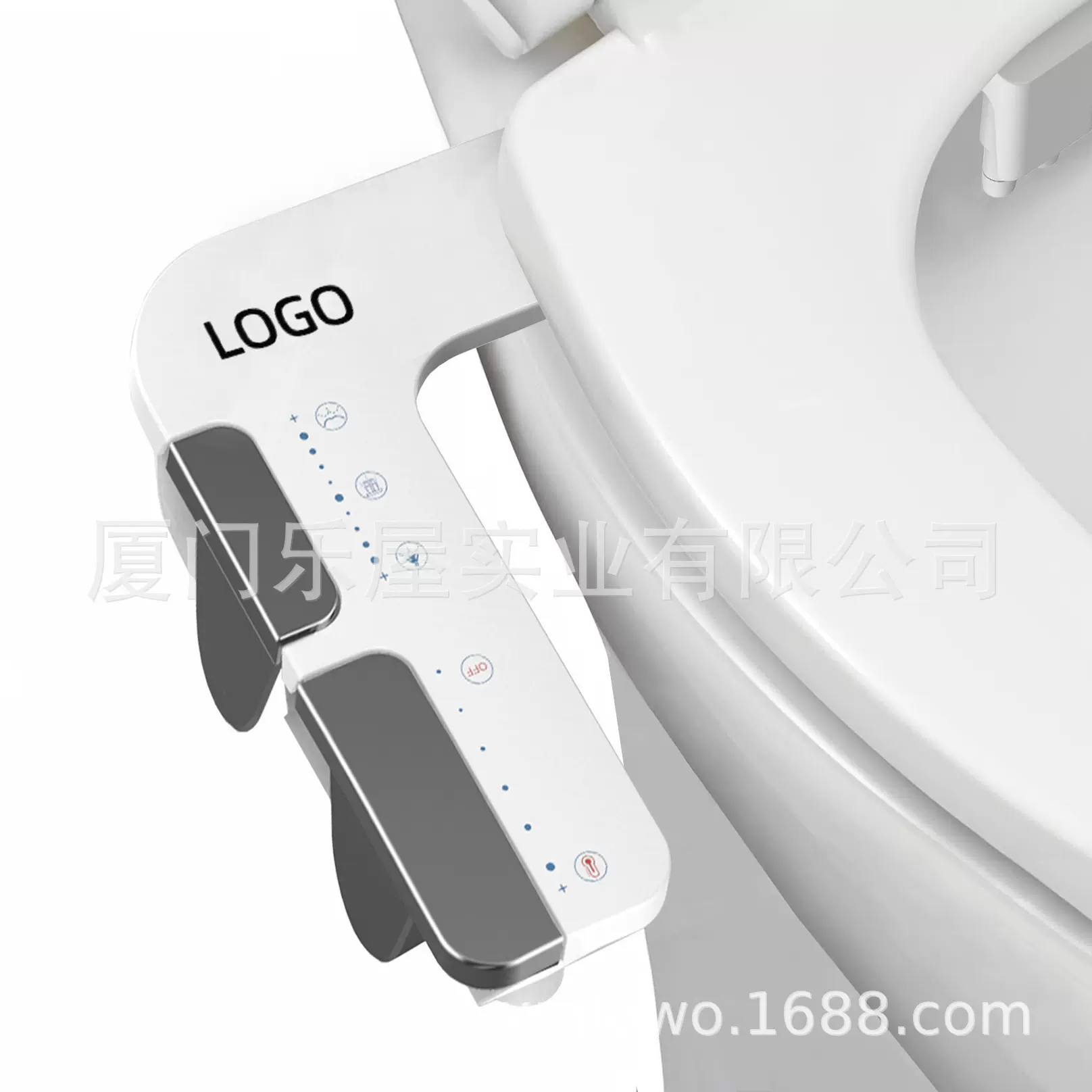 冷热水枪灰色洁身器超薄不用电智能马桶盖洗屁股的神器妇洗器外贸