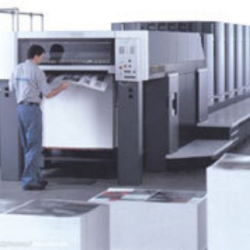 德国海德堡印刷机对开六色CD102-6H胶印机对外加工最大尺寸104*72