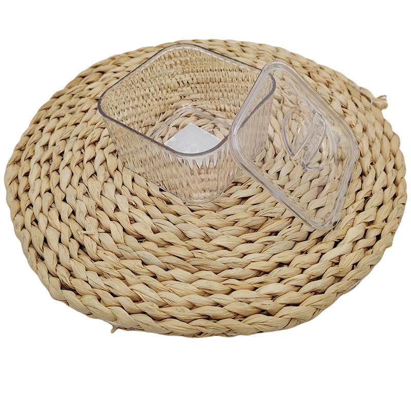 F1621 917 # caja de almacenamiento transparente caja de almacenamiento de frutas secas caseras bandejas de frutas snack con cubierta caja de almacenamiento