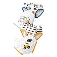 Детское нижнее белье Mianqi Bear, Короткие трусы-боксеры для мальчиков, Кхмерские штаны для мальчиков, большие детские хлопковые штаны с четырьмя уголками