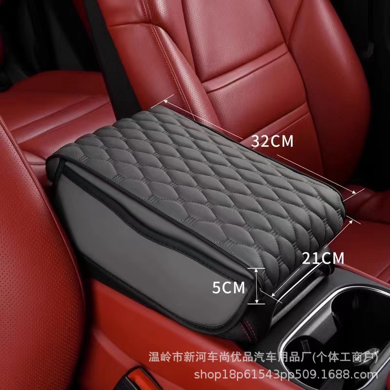 Universal – Armrest box pad Heightening Pad Four Seasons - gray