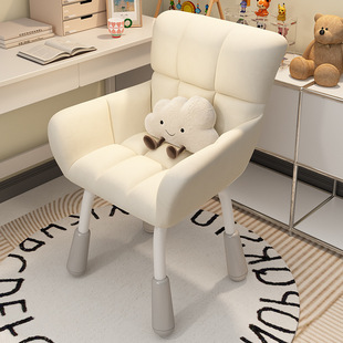 Chair Dormitory College Student Comfortable Sedentary Girl Bedroom Computer Chair Backrest Study Chair Liftable Makeup Seat