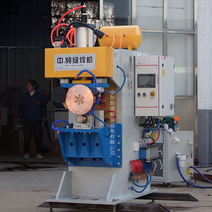If Resistance Seam Welder 200Kva Hydraulic Oil Tank Ring Seam Rolling Welder Stainless Steel Bellows Welding Equipment