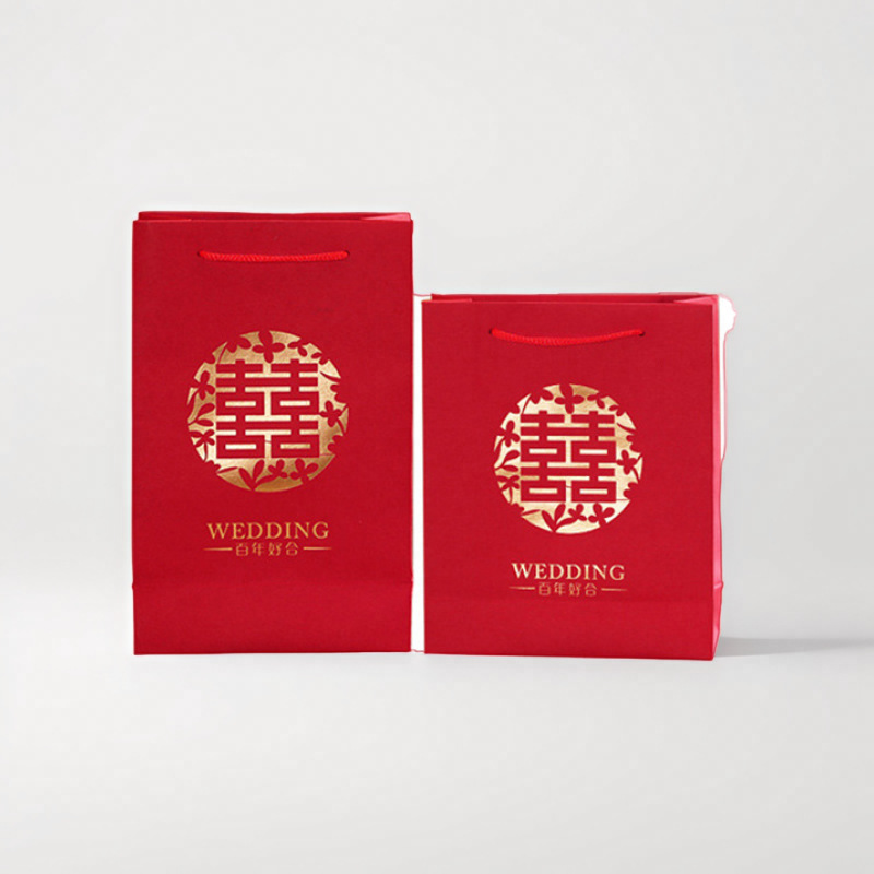 创意回礼袋婚庆结婚礼品袋喜糖袋子手提袋大号纸袋喜糖盒定