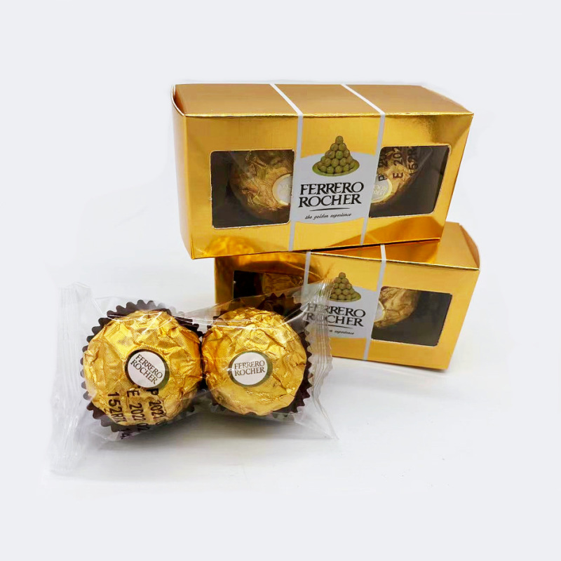 【中国語商品】料金列. 羅金莎三色チョコレートT2/T3粒入りサンドイッチ結婚祝い満月喜糖礼|undefined