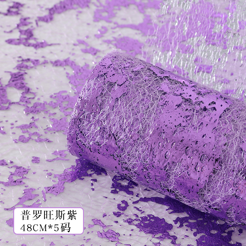 Qixi día de San Valentín papel de oro flor empaquetado ramo diy florista de algodón hecho a mano material floral al por mayor