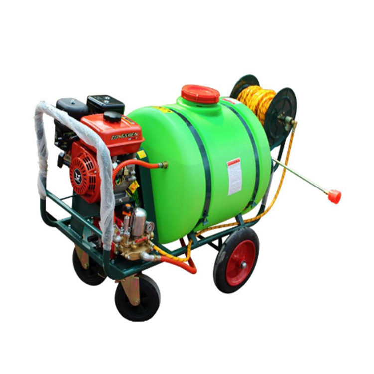 pulverizador de gasolina de empuje manual móvil pulverizador de tubería de pulverización de alta presión pulverizador de pesticidas de jardín pulverizador