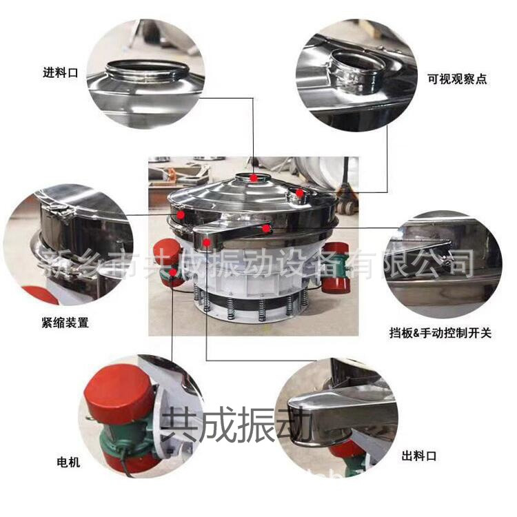 直卸式振动筛 ZPS-800直排筛 圆形直排式振动筛 面粉直排筛分机