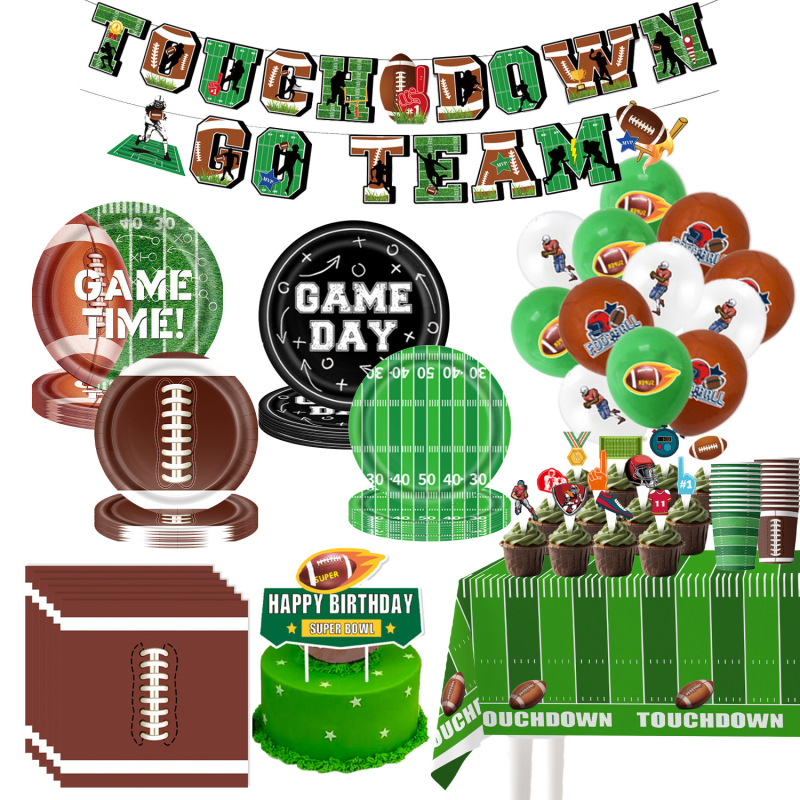Amazon Super Bowl Themed Party Decorations Football Paper Plate Tissue Tablecloth Banner Flag Layout Props Amazon Super Bowl Themed Party Decorations Football Paper Plate Tissue Tablecloth Banner Flag Layout Props