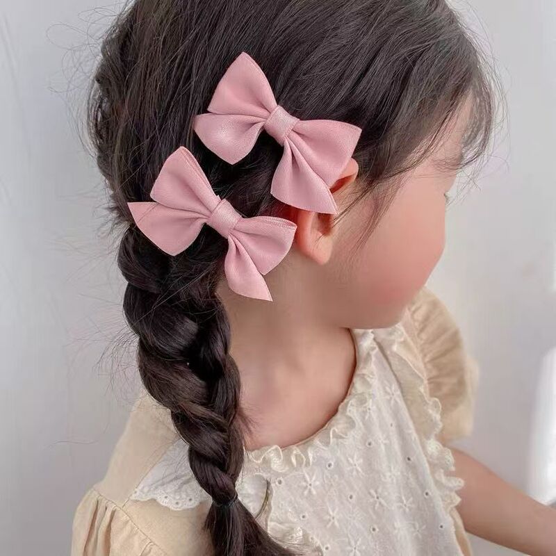 新しい蝶結びヘアピン韓国子供女の子ベビープリンセスサイドかわいいヘアピンクリップヘアアクセサリー女性のための|undefined
