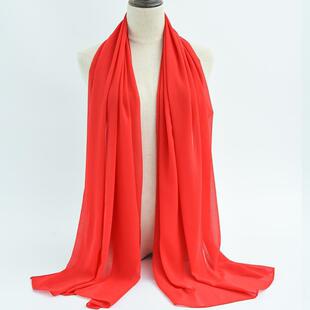 Monochrome Pearl Chiffon Bubble Scarf Scarf Long Scarf Malaysia Ladies Headscarf Scarf Wholesale