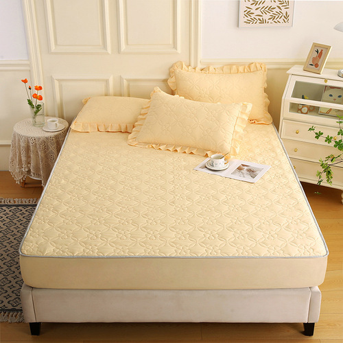 Class A soybean fiber cotton bed cover single piece  new dustproof bedspread mattress protective cover Simmons bed cover