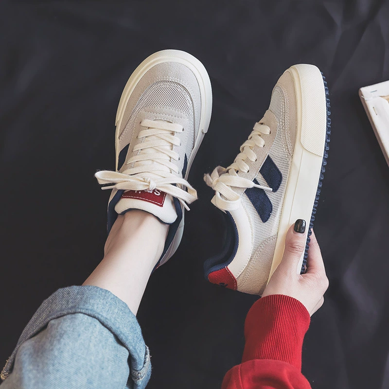 В наличии: Новые женские повседневные универсальные дышащие кроссовки из сетки для студентов, весна/лето 2025, модель H1025