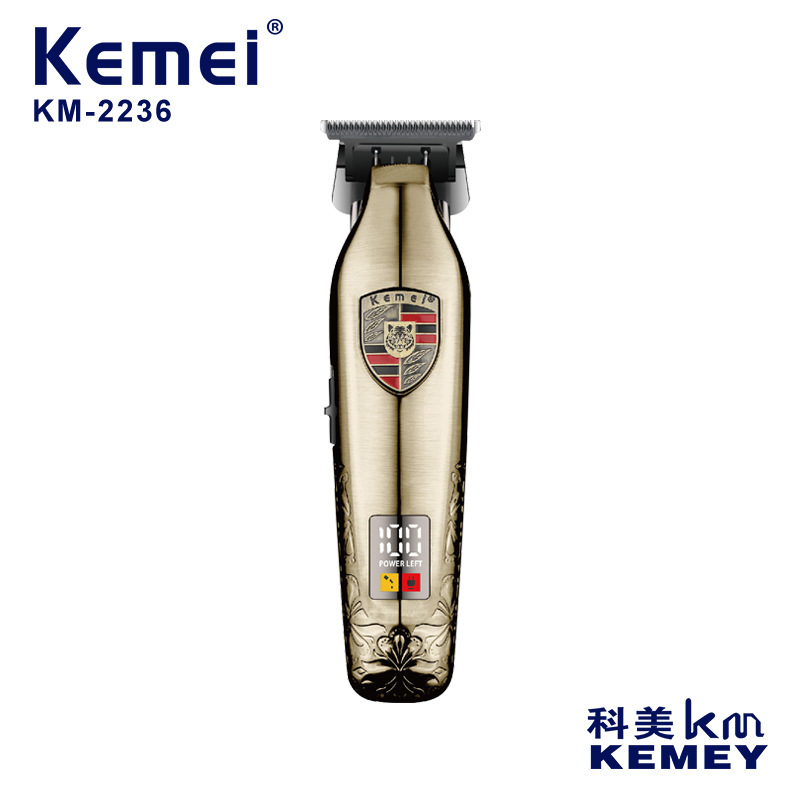 Kemei Kemei tijeras eléctricas de empuje sin escobillas KM - 2236 cortes de pelo eléctricos metálicos cortes de pelo especial para salón de peluquería