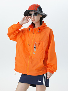 Summer New Couple Sports Sun Protection Jacket Outdoor Light and Breathable Anti-Uv Ice Silk Hooded Sun Protection Clothing