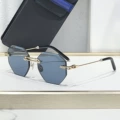Gold black frame blue