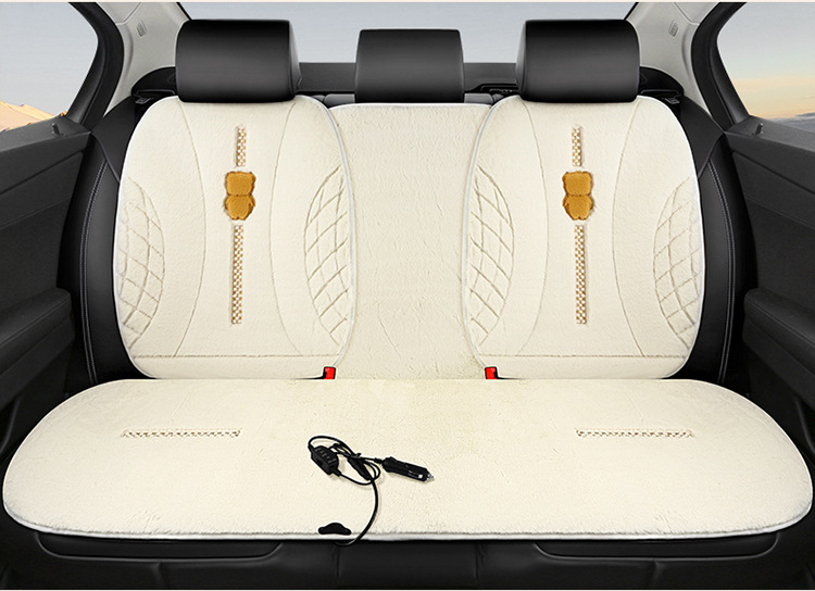 [Pinduoduo Hot Selling] Car Heated Seat Cushion Winter Stuffed Car Cushion Cute Cartoon Thickened Heating Cushion
