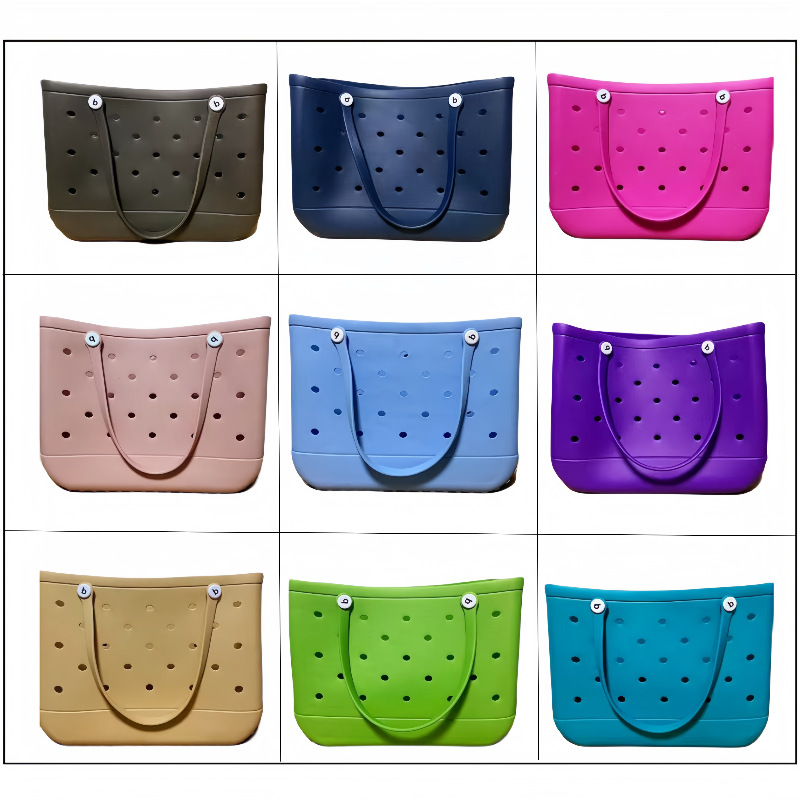 Bolso de playa de EVA transfronterizo bolso de agujero bolso de hombro bolso de gimnasio de natación impermeable bolso de almacenamiento de EVA