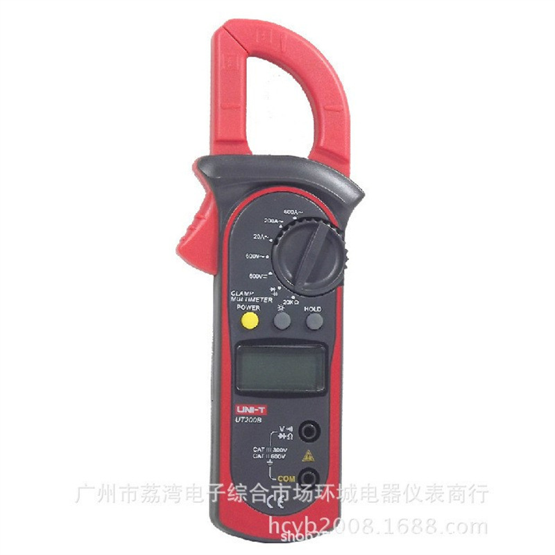 优利德UT200B 交流600A数字钳形万用表 28mm钳口开口尺寸