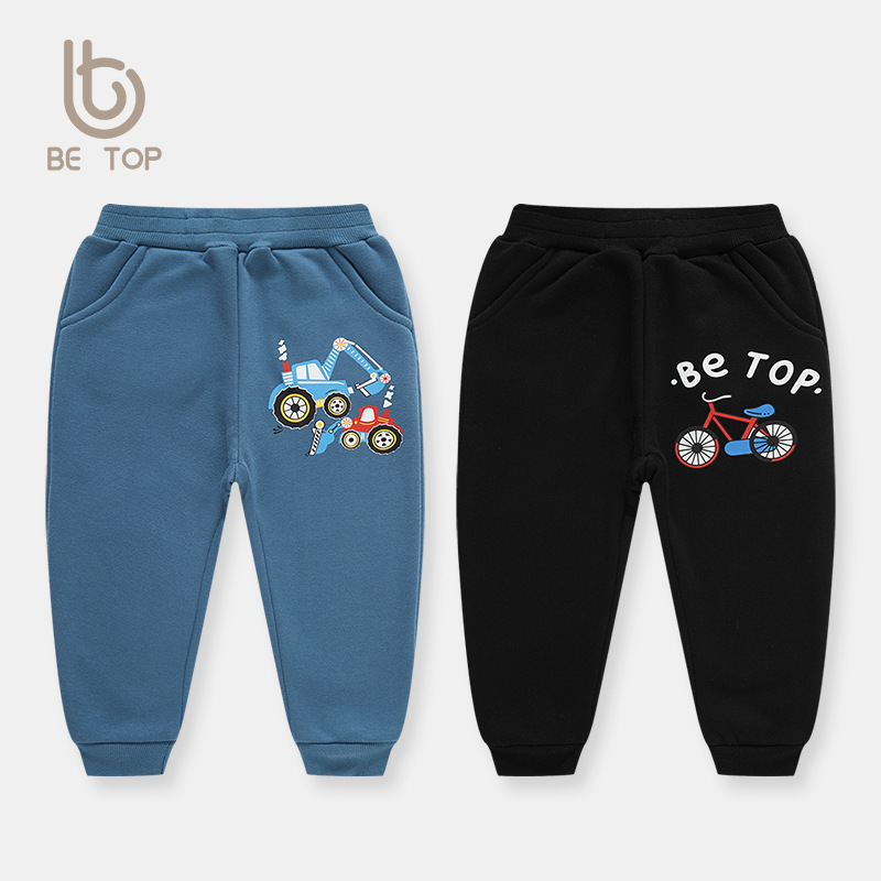 Pantalones personalizados de invierno para niños y nuevos pantalones deportivos de color sólido para niños coreanos al por mayor muestra