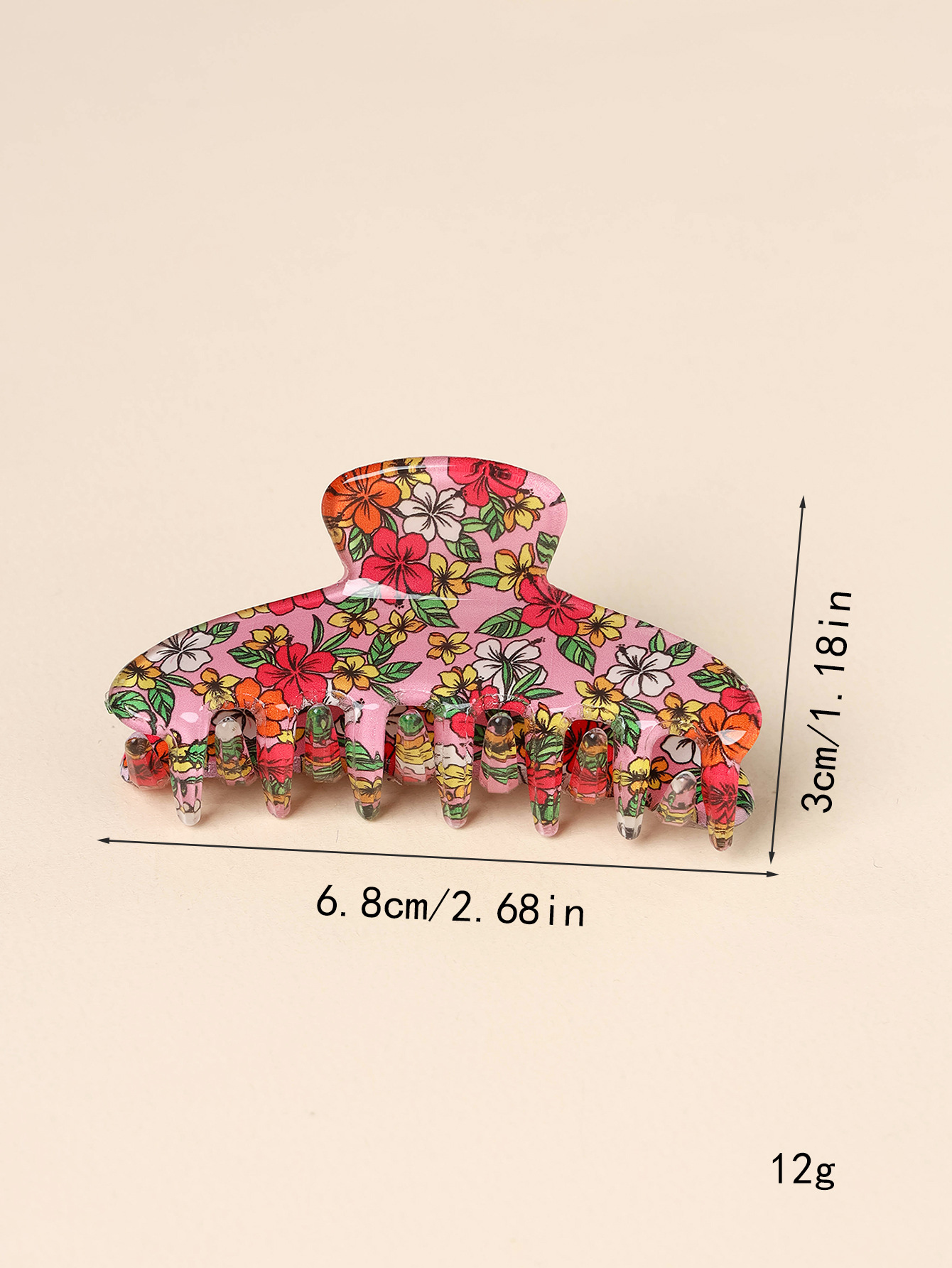 Women's Sweet Flower Arylic Handmade Hair Claws display picture 6